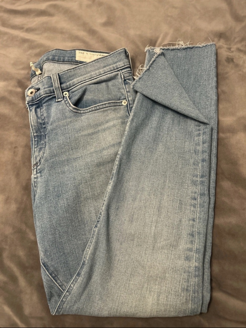 rag & bone Light Blue Skinny Jeans